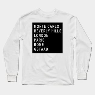 Trading Places Watch Names Long Sleeve T-Shirt